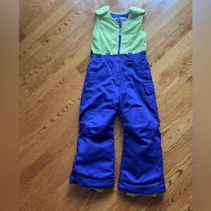 Girls Overall Snow Bib Size 5